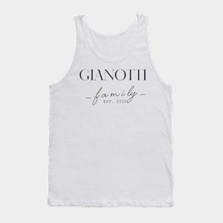 Gianotti Family EST. 2020, Surname, Gianotti Tank Top